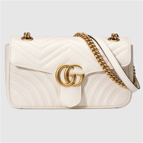 borsa gucci bianca manici neri|Borse da donna Gucci .